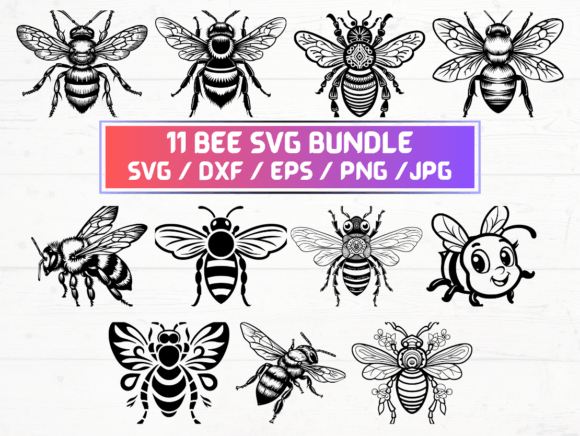 11 Bee SVG: A Versatile Digital Asset for Designers and Creators