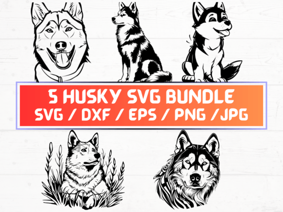 5 Husky Svg File: A Versatile Digital Asset for Creative and Professional Projects