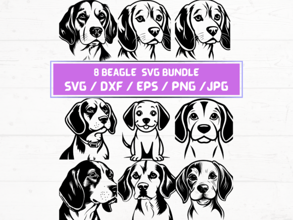 Beagle SVG Bundle for Creative Projects