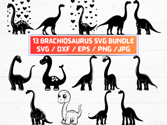 Brachiosaurus SVG Files: A Digital Asset for Designers and Creators