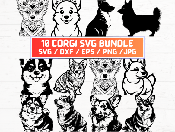 Corgi Dog Svg Bundle: A Digital Asset for Designers and Creators