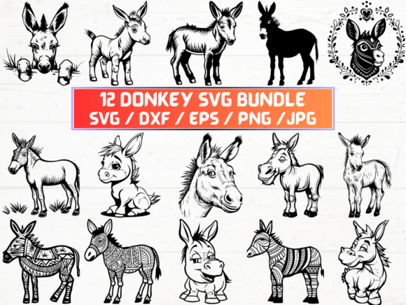 Donkey SVG: A Versatile Digital Asset for Designers and Creators