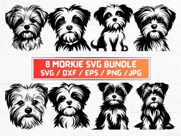 Exploring the Morkie Dog Svg Bundle: A Versatile Digital Asset for Creative Projects