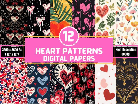 Heart Patterns: A Versatile Design Element for Creative Projects