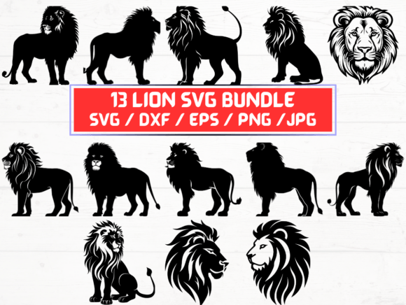 Lion SVG Bundle: A Strategic Asset for Designers and Creators