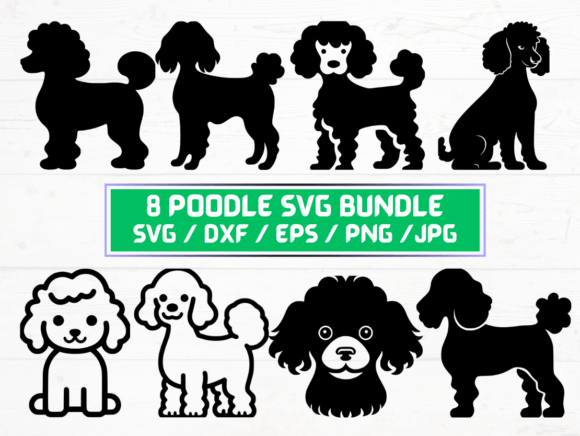 Poodle Svg Bundle: A Versatile Digital Asset for Creators and Businesses