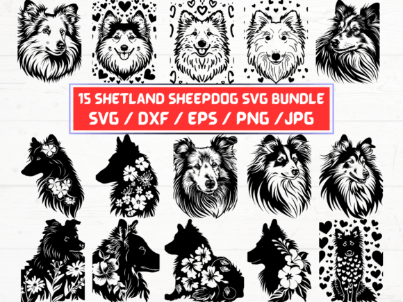 Shetland Sheepdog Dog SVG: A Versatile Digital Asset for Creative and Commercial Use